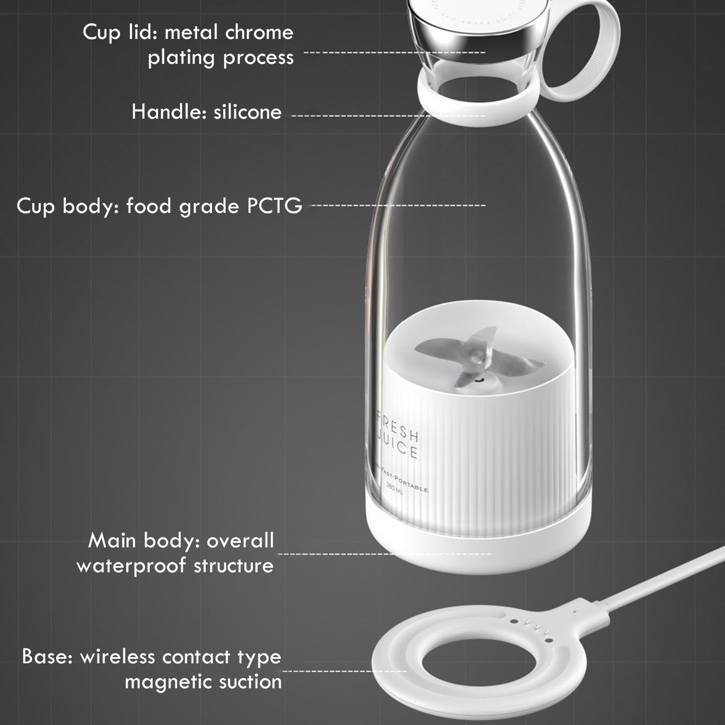 FreshJuice™ Portable Blender