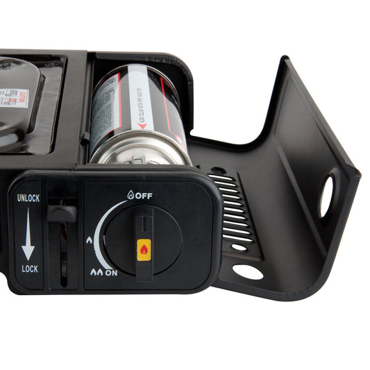 Portable Gas Stove + 2 Butane Gas Cartridges