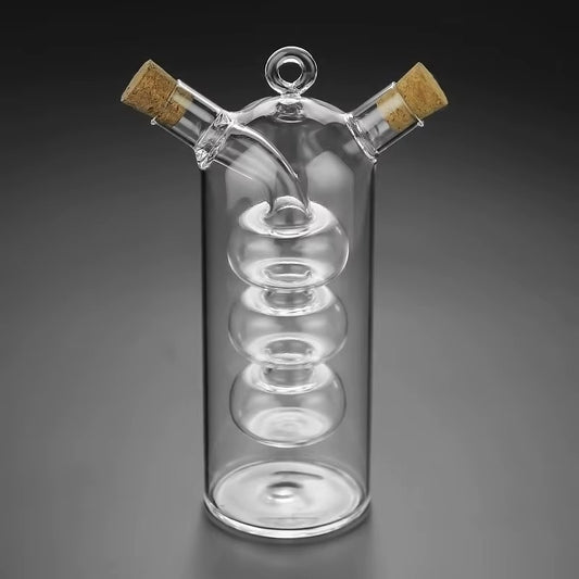 Interlocking Oil and Vinegar Bottle