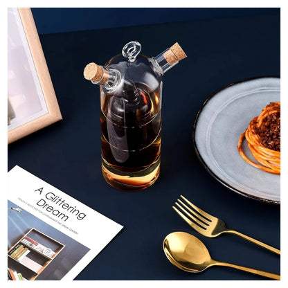 Interlocking Oil and Vinegar Bottle
