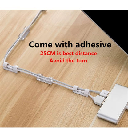 Cable Organizer Clips 20/40/60pcs