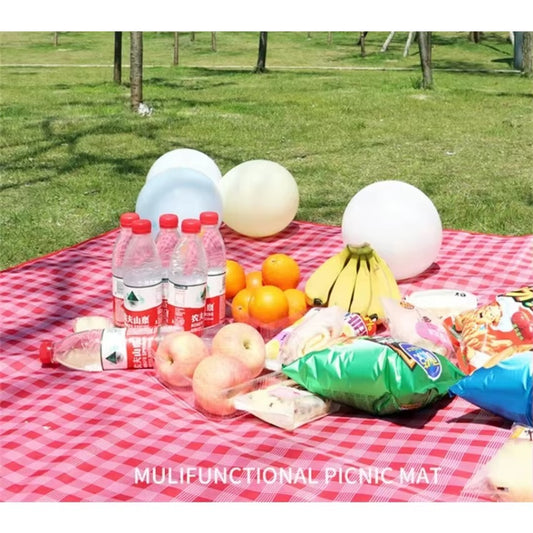 Outdoor & Picnic Oxford Blanket Extra Large Sand Proof and Waterproof Portable Beach Blanket for Camping Hiking