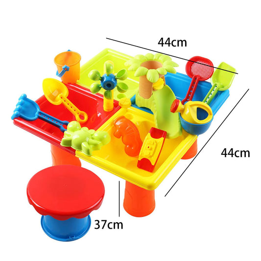 25Pcs Sensory Kids Sand And Water Activity Table