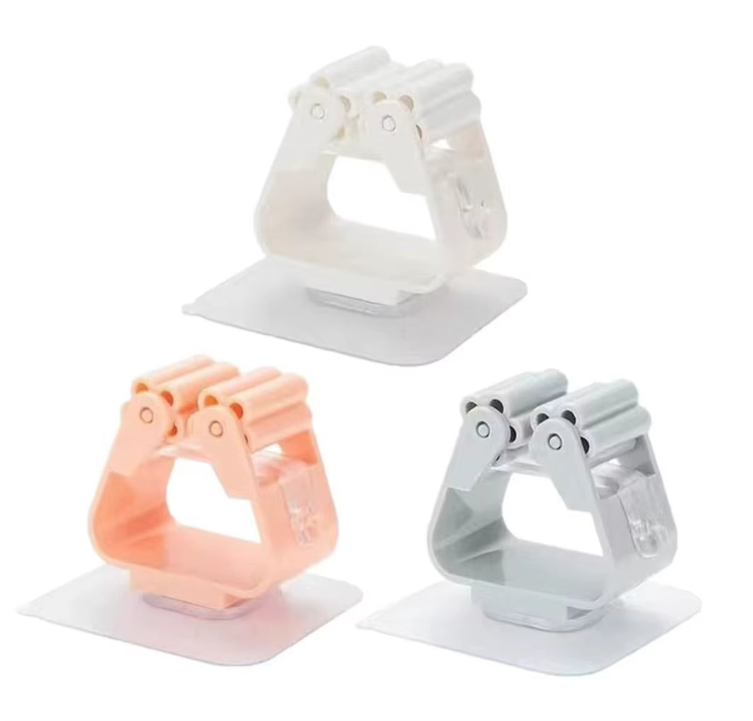 Mop & Broom Organizer Wall Mounted | 5 Pack Holder Rack