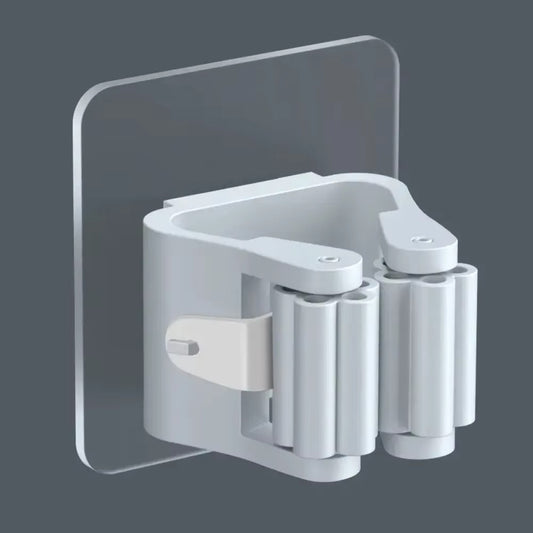 Mop & Broom Organizer Wall Mounted | 5 Pack Holder Rack